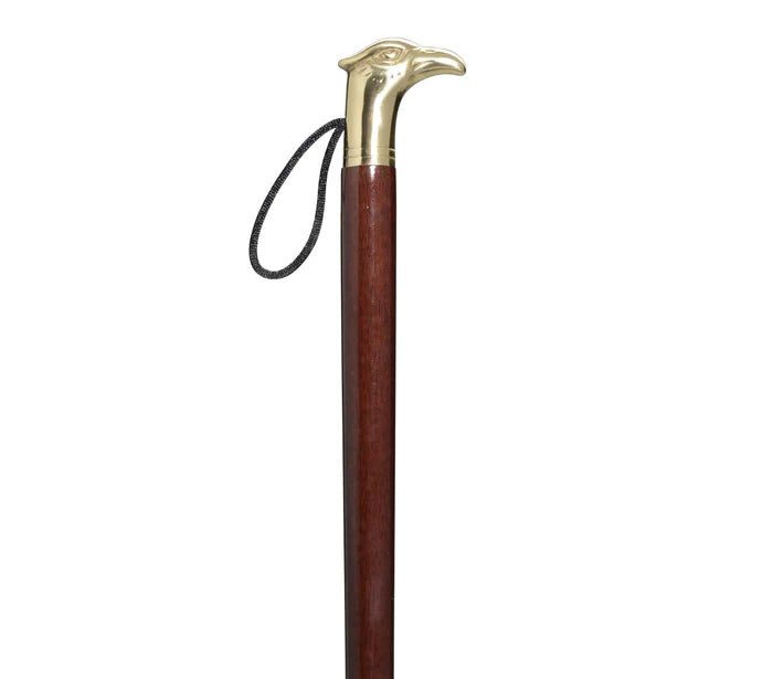 SAPHIR - IMPERIAL WOOD & BRASS LONG-HANDLED SHOE HORN (HORSE)