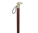 SAPHIR - IMPERIAL WOOD & BRASS LONG-HANDLED SHOE HORN (HORSE)