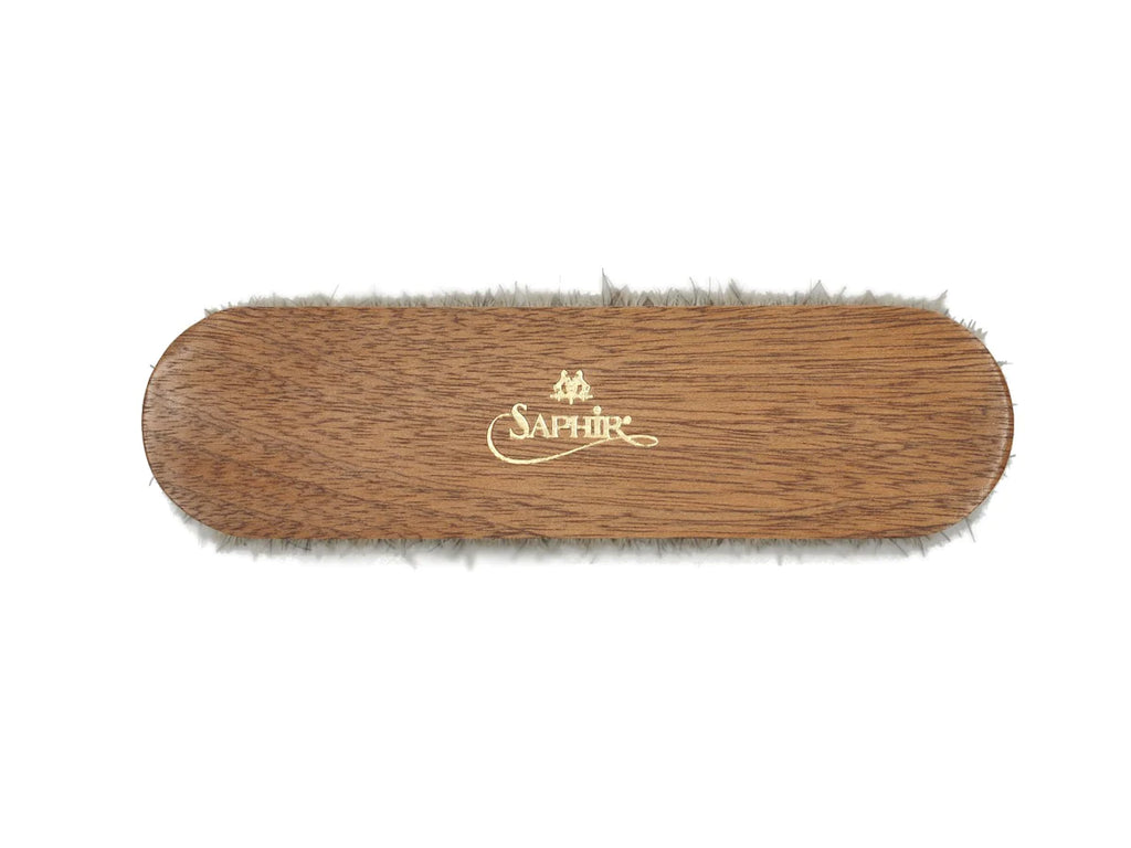 Saphir Medaille Dor Bubinga Handle Stiff Horsehair Brush Large Natural