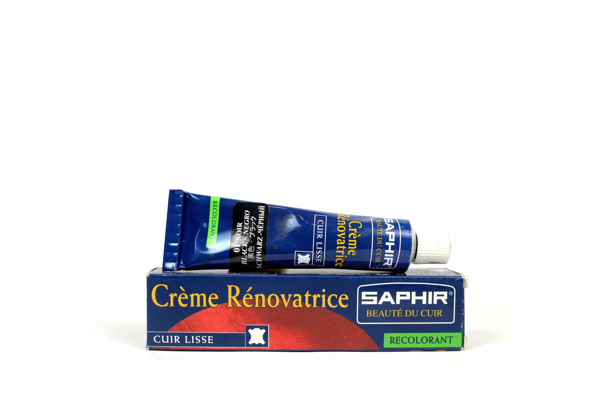 Saphir Edge Dressing & Renovating Recolorant Repair Cream 25 ML