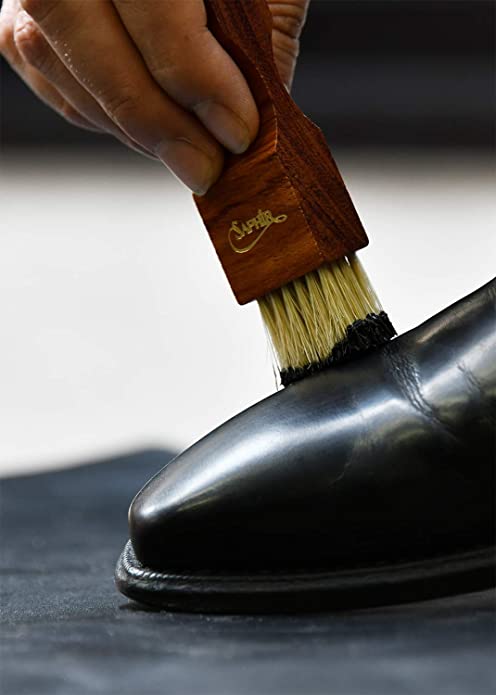 Saphir Small Spreading Brush with Natural White Bristle
